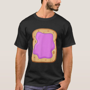 PB J Grape Jelly on Bread Funny Matching Halloween T-Shirt