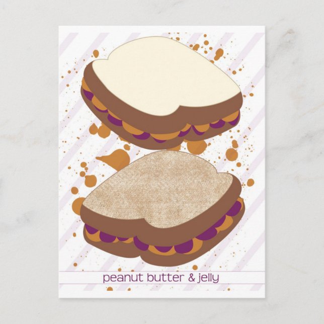 PB&J Sandwiches Postcard (Front)