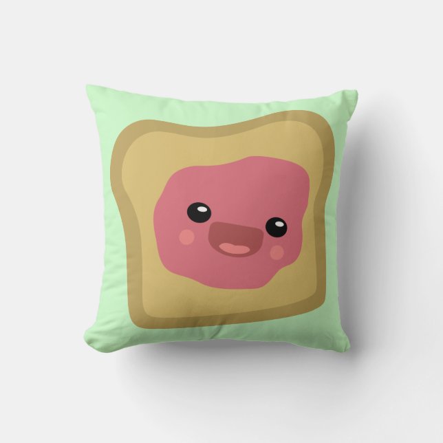 PB&J Toast Cushion (Front)
