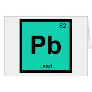 Pb - Lead Chemistry Periodic Table Symbol Element