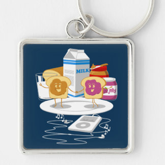 PB Loves J Key Ring