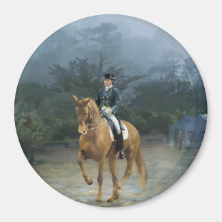 PB Piaffe Dressage Horse Art Magnet