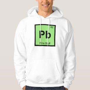 Pb - Pine Bluff Arkansas Chemistry Periodic Table Hoodie