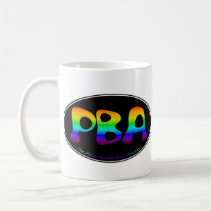 PBA Black Oval 15oz Mug