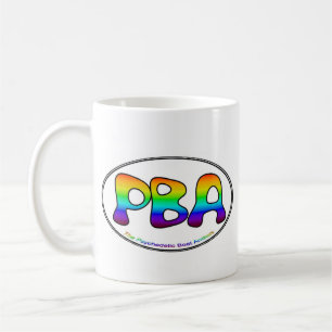 PBA White Oval 15oz Mug