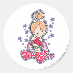 PBBLES™ Super Star Classic Round Sticker