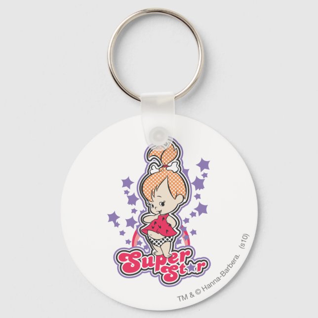 PBBLES™ Super Star Key Ring (Front)
