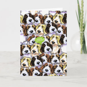 PBGV Dogs Funny Birthday Card