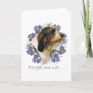 PBGV Forget-Me-Not Card