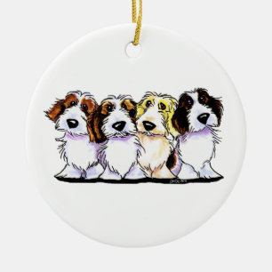 PBGV Pals Personalised Ceramic Ornament