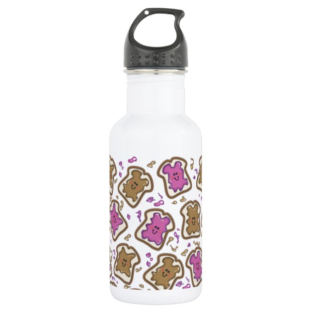 PBJ Sandwich 532 Ml Water Bottle (Front)