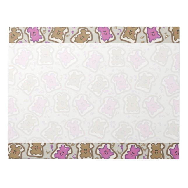 PBJ Sandwich Notepad (Front)