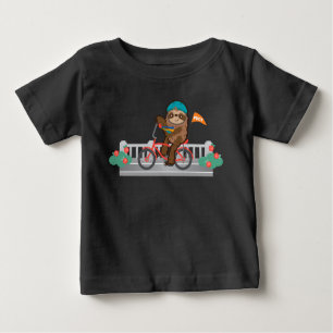PBOT Sloth Bike baby tee