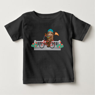 PBOT Sloth Bike baby tee