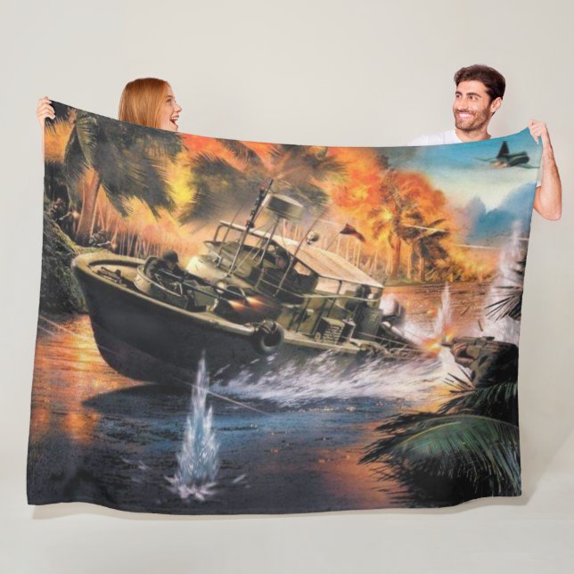 PBR (Patrol Boat River) Fleece Blanket (In Situ)