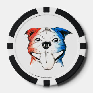 PBR Pit Bull Poker Chip Set