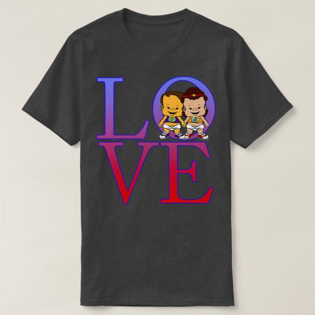PBTEEZ RB0149 Love T-Shirt (Design Front)