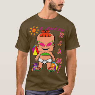 PBTEEZ RB0422 I Love the Beach girl 1 Russian T-Shirt