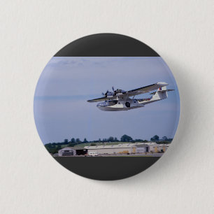 PBY, 5A Catalina, World War II reconnaissance flyi 6 Cm Round Badge