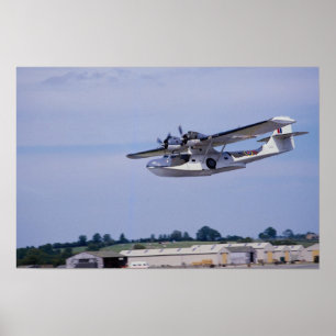 PBY, 5A Catalina, World War II reconnaissance flyi Poster