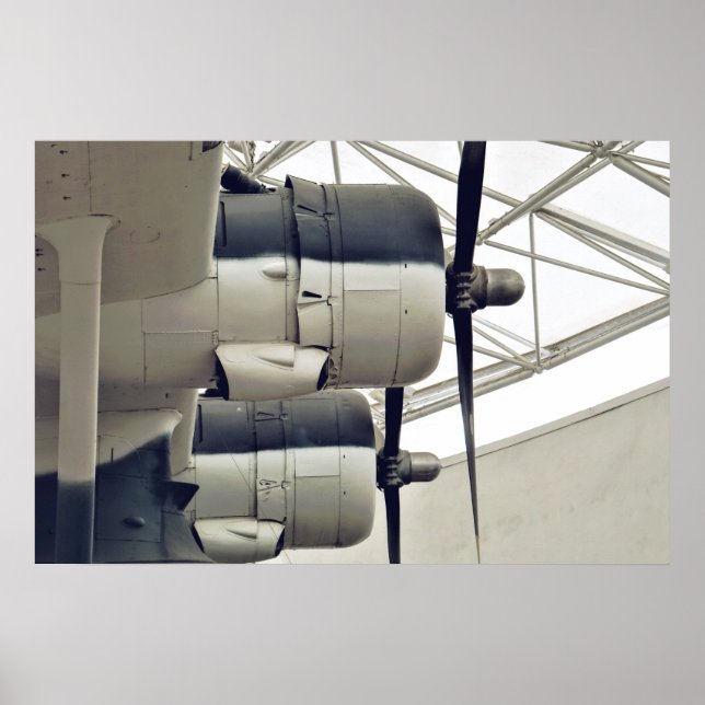 PBY-5A Catalina WW2 Amphibious Aircraft Canso Poster (Front)