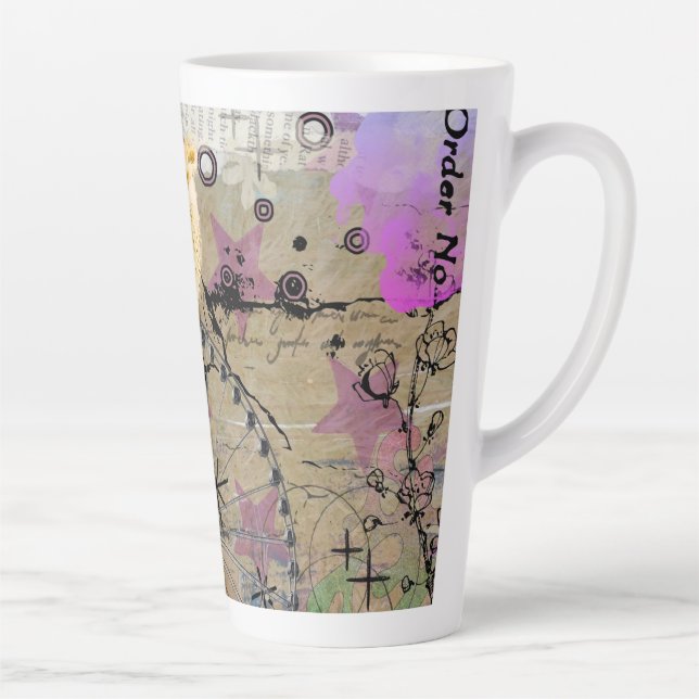 PC2508 - Amusement Owl Latte Mug (Right)