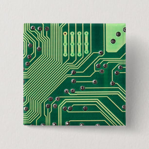 PC Board 15 Cm Square Badge