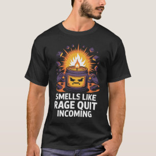 PC Gamer Gift Candle Smells Like Rage T-Shirt