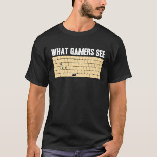 PC Gamer WASD Meme What Gamers See Video Games T-Shirt