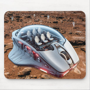 PC Mouse–Spacecraft: Click on Mars – Mission 01. Mouse Pad