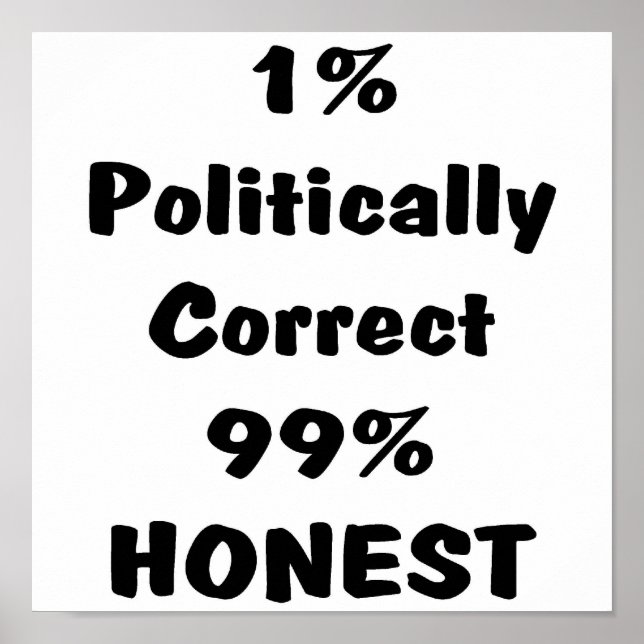 PC or Honest Poster (Front)