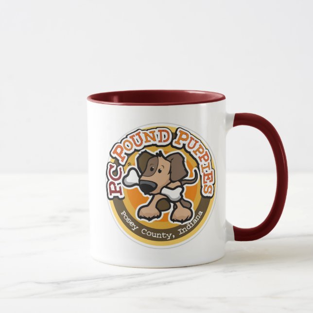 PC Pound Puppies Mug (Right)