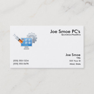 PC Shot Business Card
