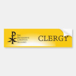 PCA Clergy Bumpersticker Bumper Sticker