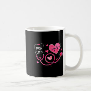 Pca Life Valentine Heart Stethoscope Coffee Mug