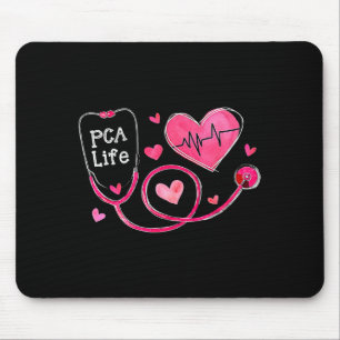 Pca Life Valentine Heart Stethoscope  Mouse Pad