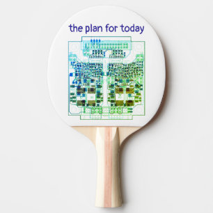 PCB Printed Circuit Board Board Design with Plan Ping Pong Paddle