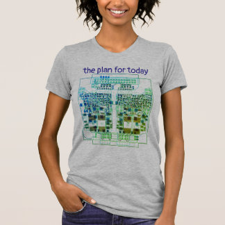 PCB Printed Circuit Board Board Shirt with Plan