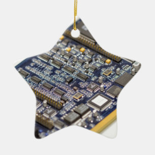 PCB - Printed Circuit Board Ceramic Ornament