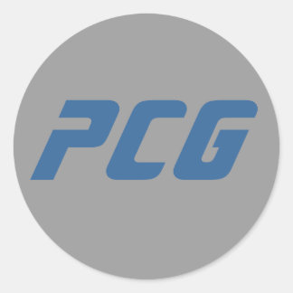 PCG CLASSIC ROUND STICKER