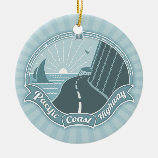 PCH Winding Shining Ceramic Tree Decoration (Front)