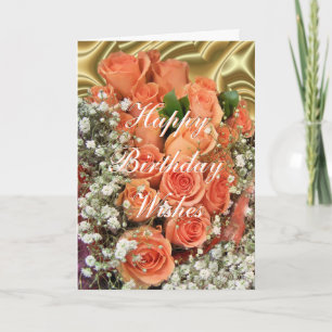 PchRoses Birthday -customise any occasion Card