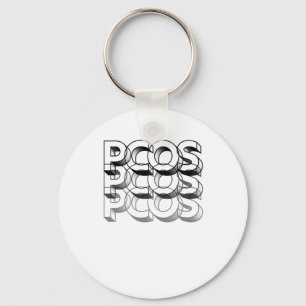 Pcos Brat Green Warrior Survivor Chronic Illness S Key Ring