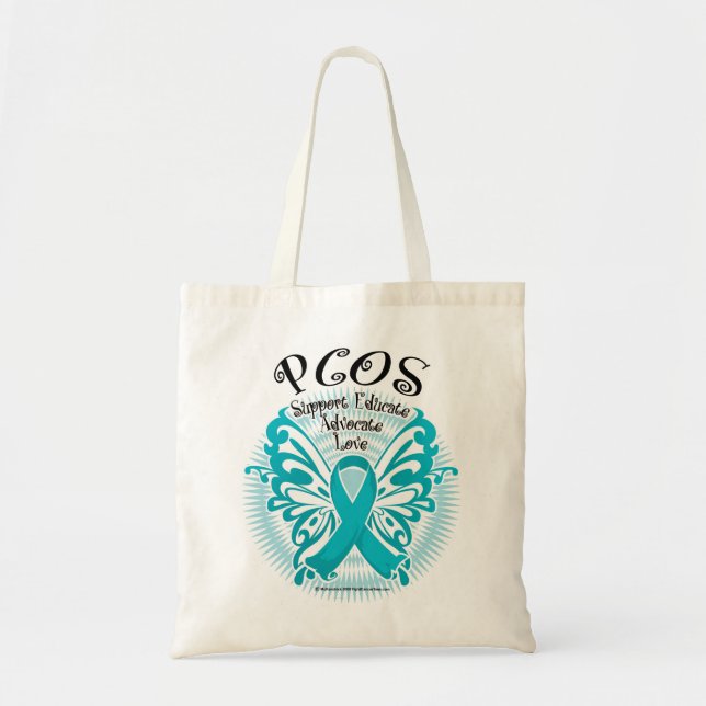 PCOS Butterfly 3 Tote Bag (Front)