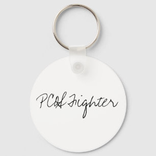 PCOS Fighter Key Ring