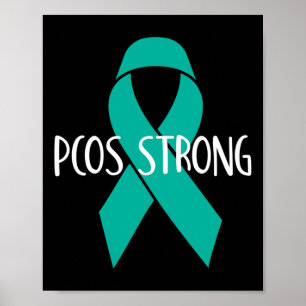 Pcos Gift For Awareness And Support- Pcos Strong Poster