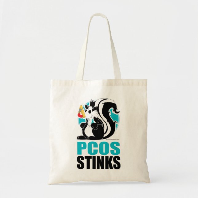 PCOS Stinks Tote Bag (Front)