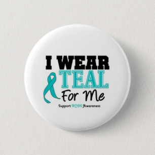 PCOS Support Button! 6 Cm Round Badge