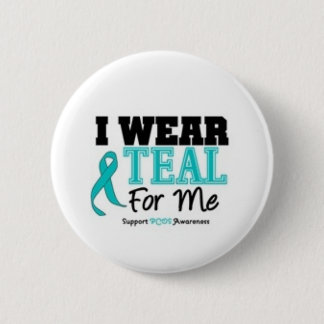 PCOS Support Button! 6 Cm Round Badge