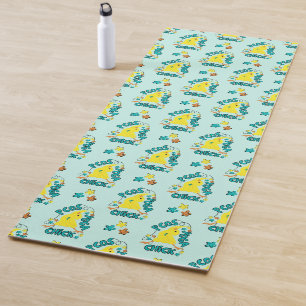 PCOS Yoga Chick Polycystic Ovary Syndrome Teal  Yoga Mat